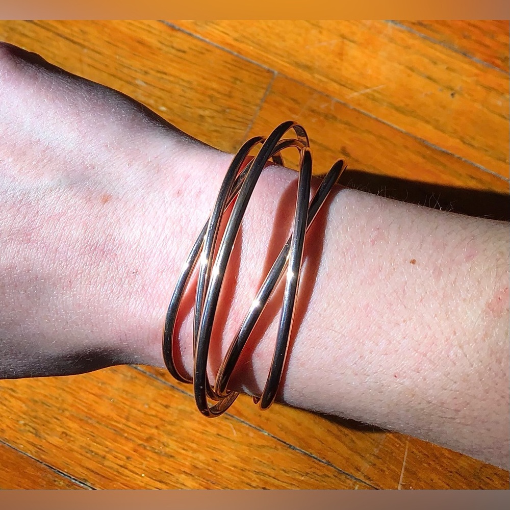 Metal Multi-Bangle Bracelet